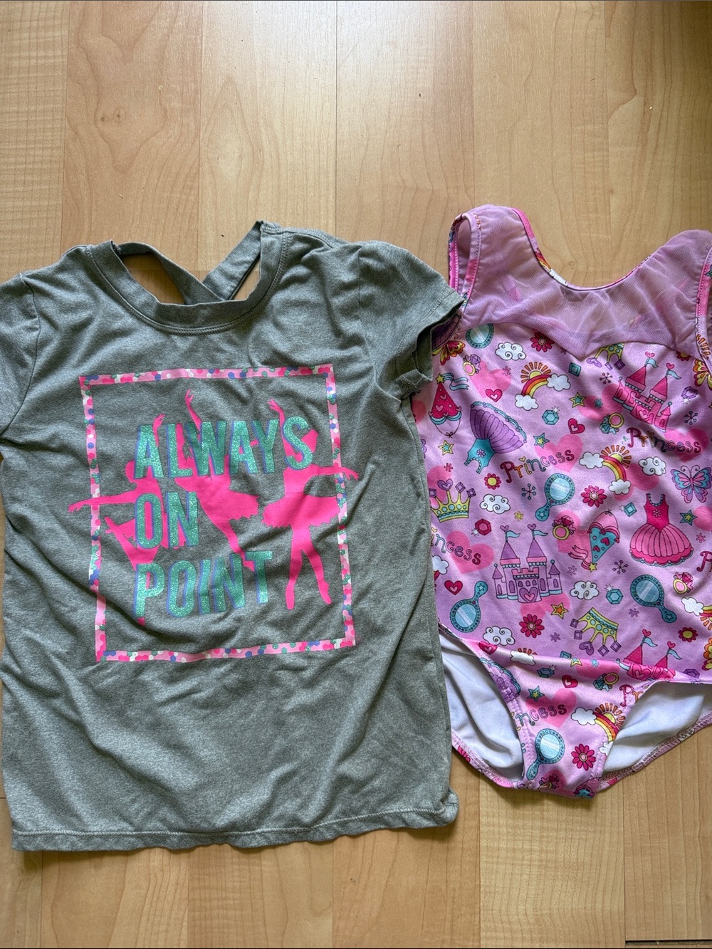 Size 4 Dance Tshirt and Leotard